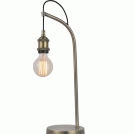 Lexi Lighting-Mykki Table Lamp - Antique Brass